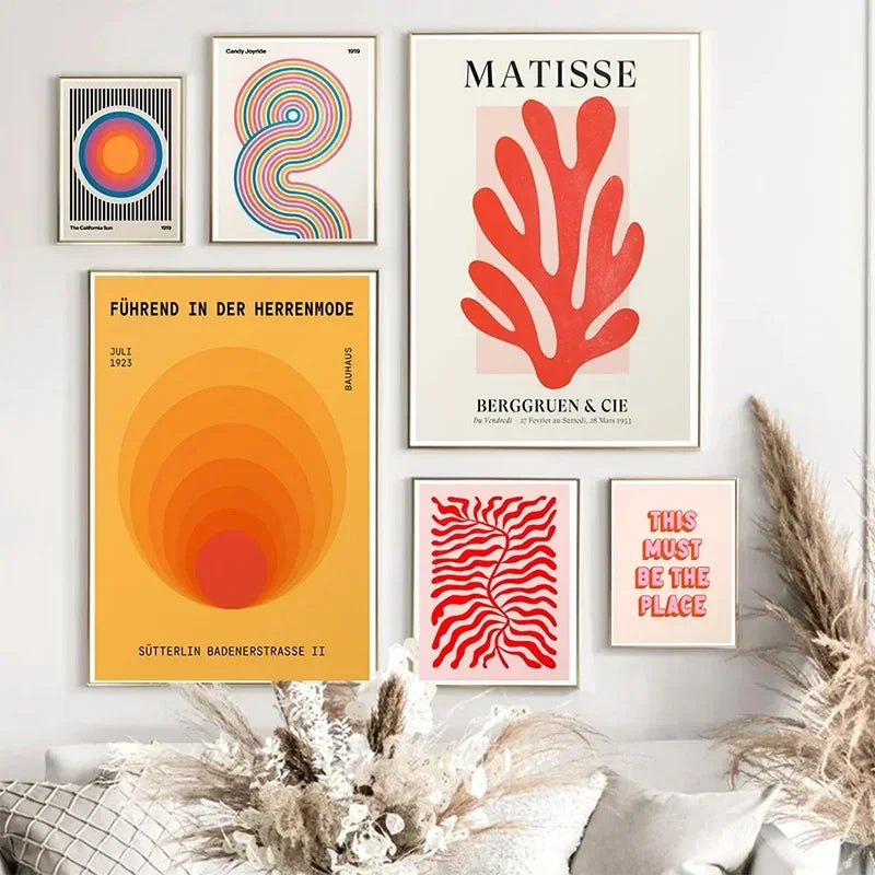 Matisse Leopard Abstract Canvas Art