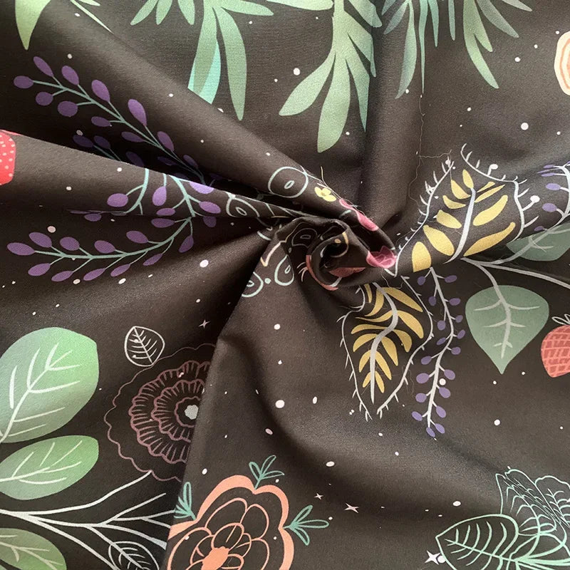 Moon Phase Floral Tapestry