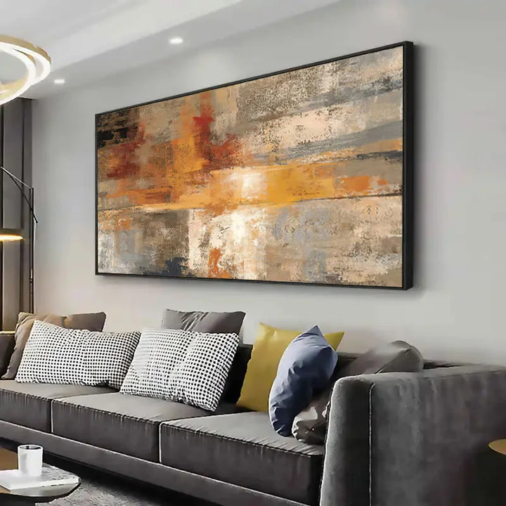 Large Frameless Abstract Canvas Wall Art