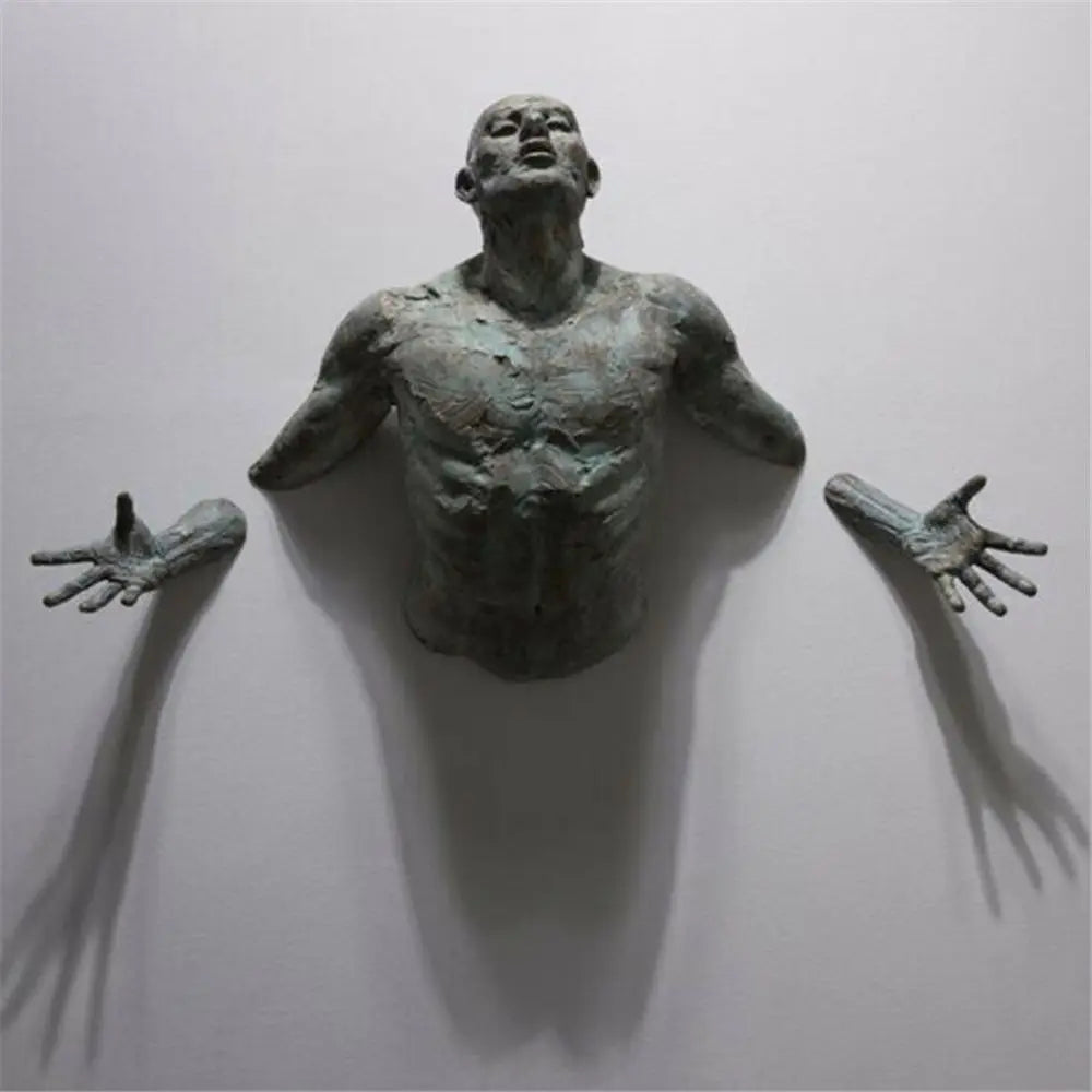 3D Through Wall Abstract Sculpture