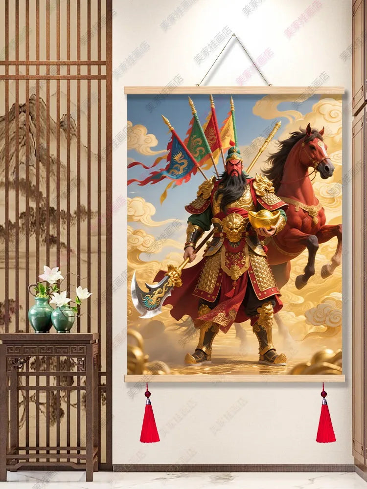 Multi-style Martial Saint Guan Yu Scroll Painting