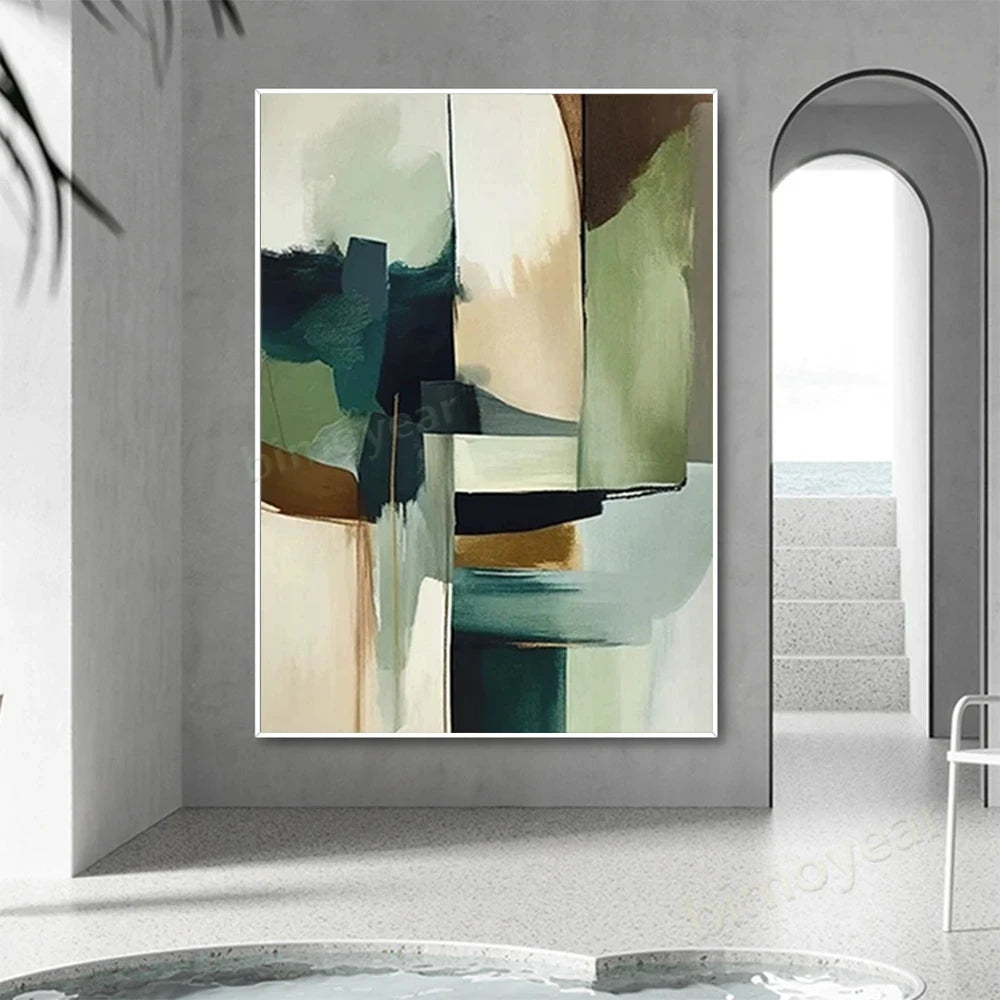 100% Handmade Figure Oil Painting on Canvas