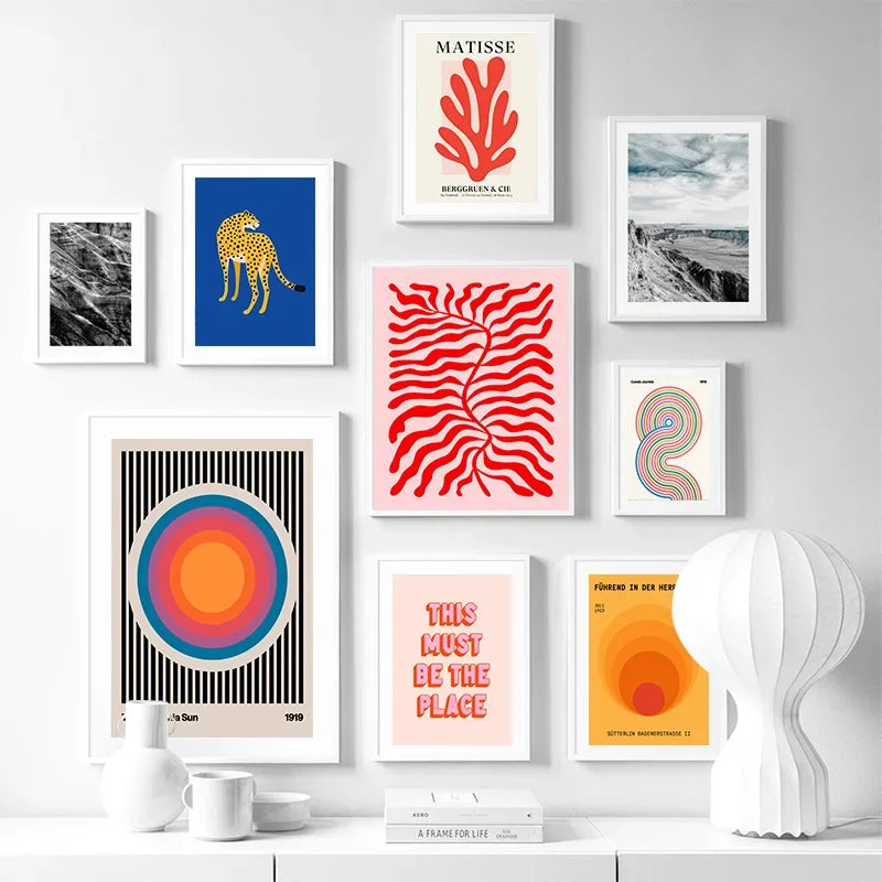 Matisse Leopard Abstract Canvas Art