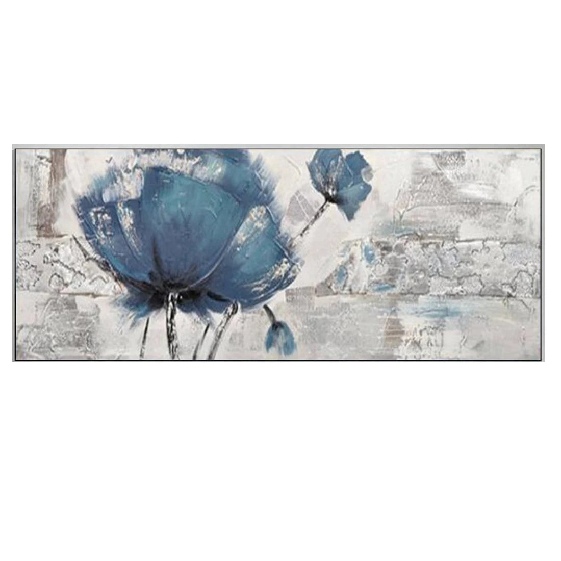 Abstract Flower Landscape Oil Painting