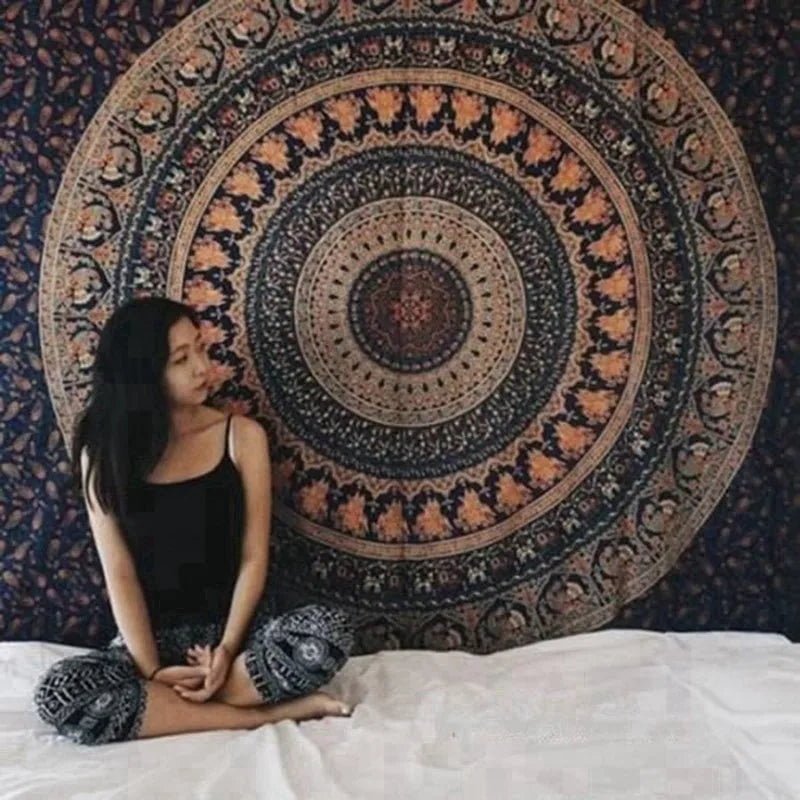 Mandala Macrame Wall Tapestry