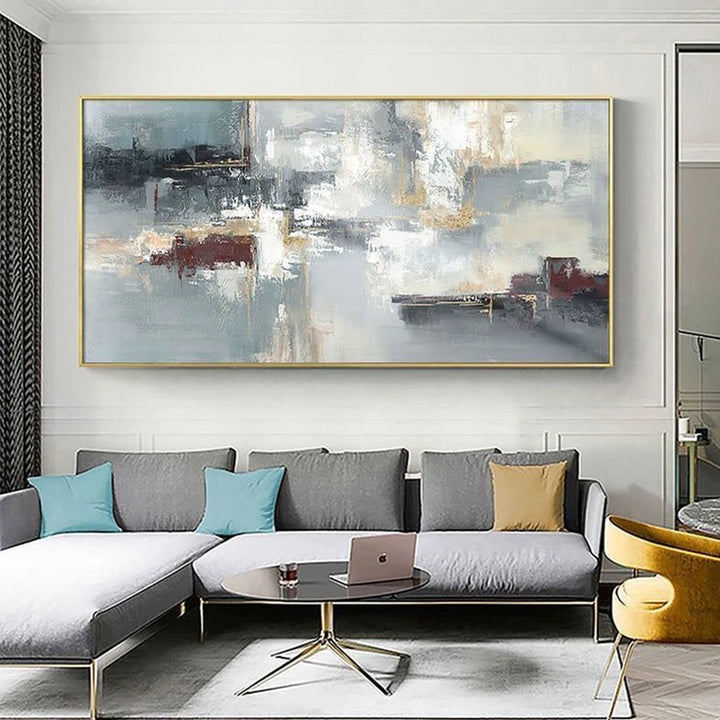 Handmade abstract oil painting