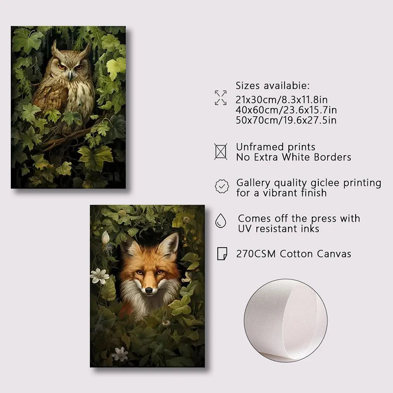 3-Piece Magical Forest Animal Set