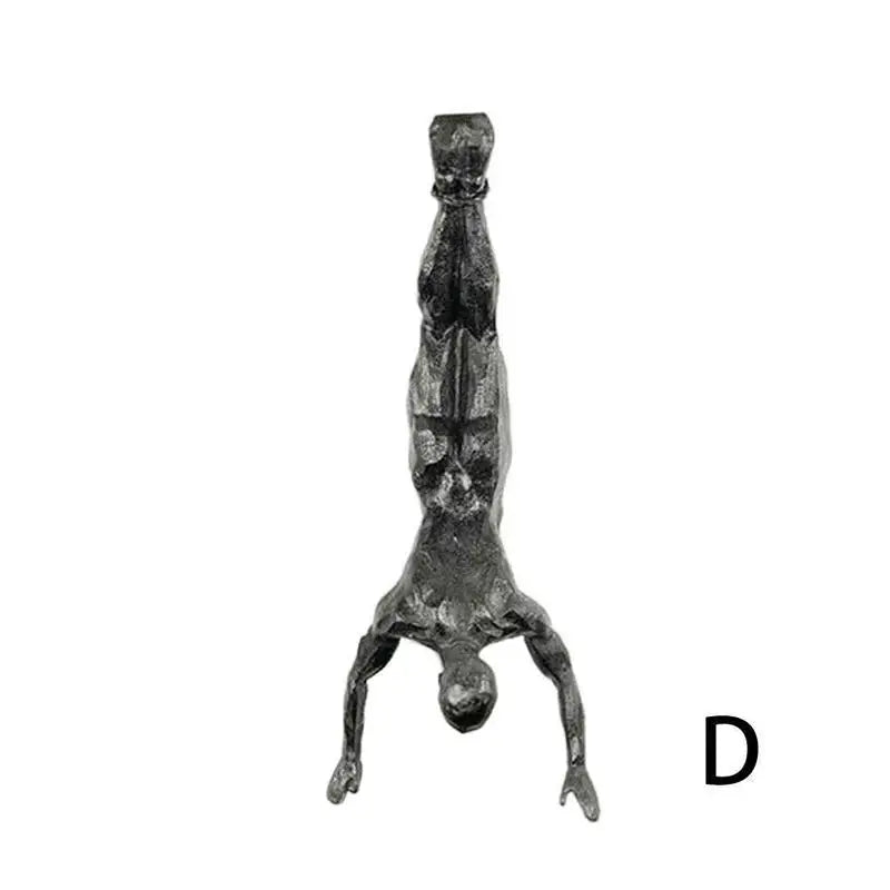 Rock Climber Resin Wall Sculpture