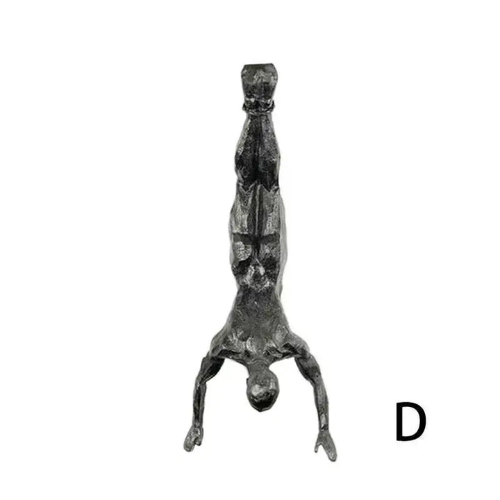 Rock Climber Resin Wall Sculpture