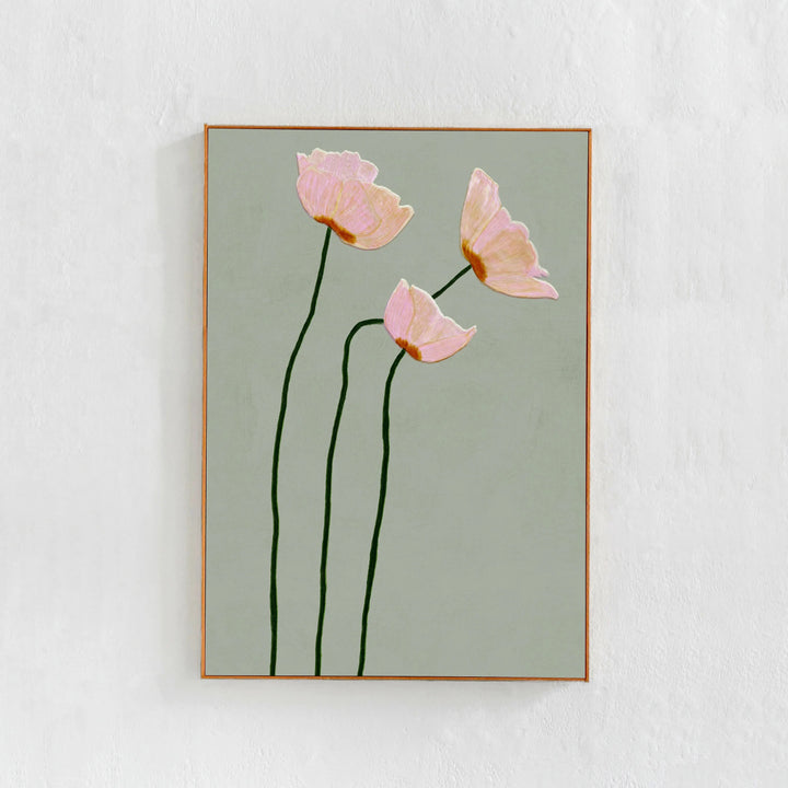 Poppy Flower Canvas Print