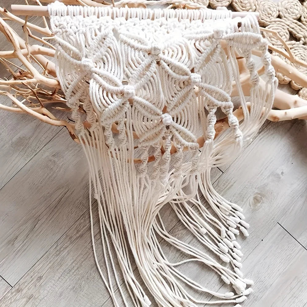 Macrame Wall Hanging Tassel Tapestry