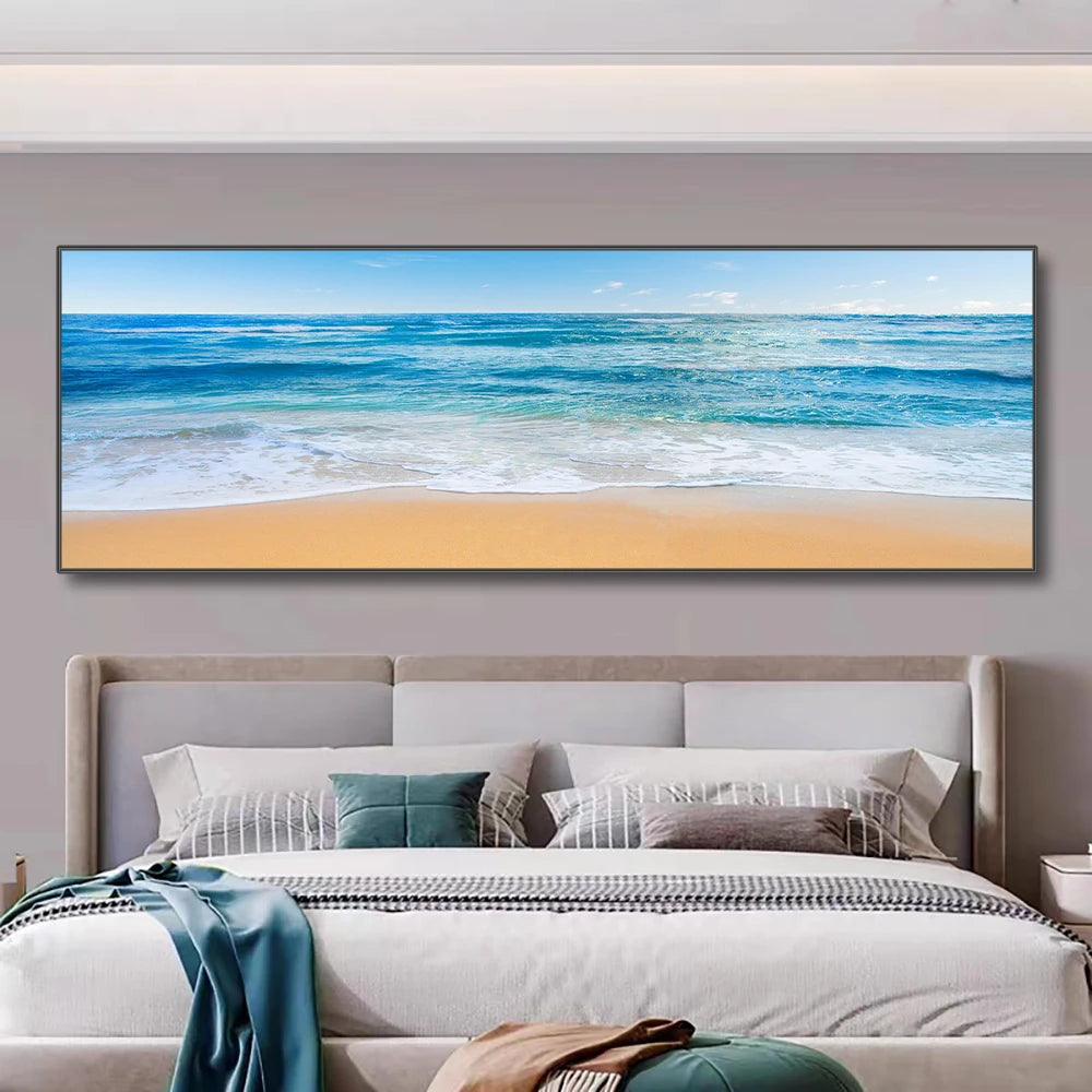Beach Sunset Landscape Canvas Poster