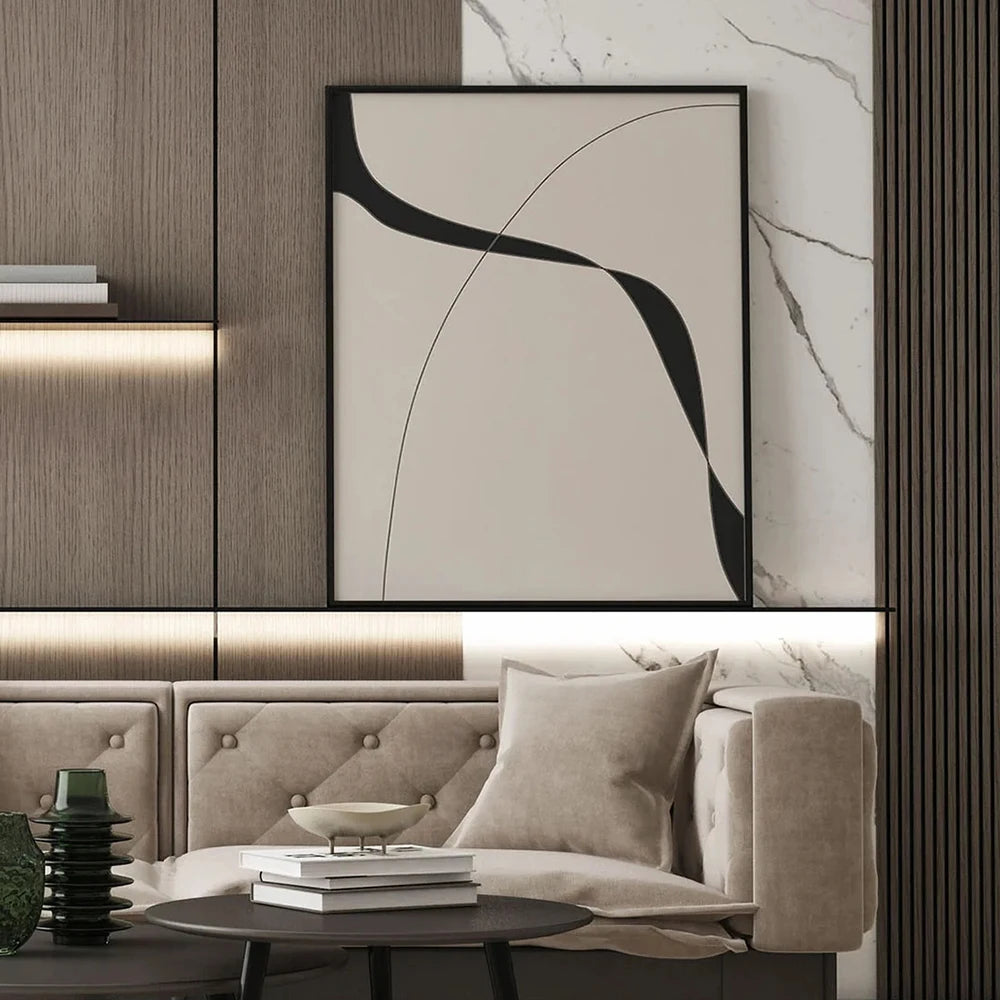 Minimal Line Art Canvas Poster