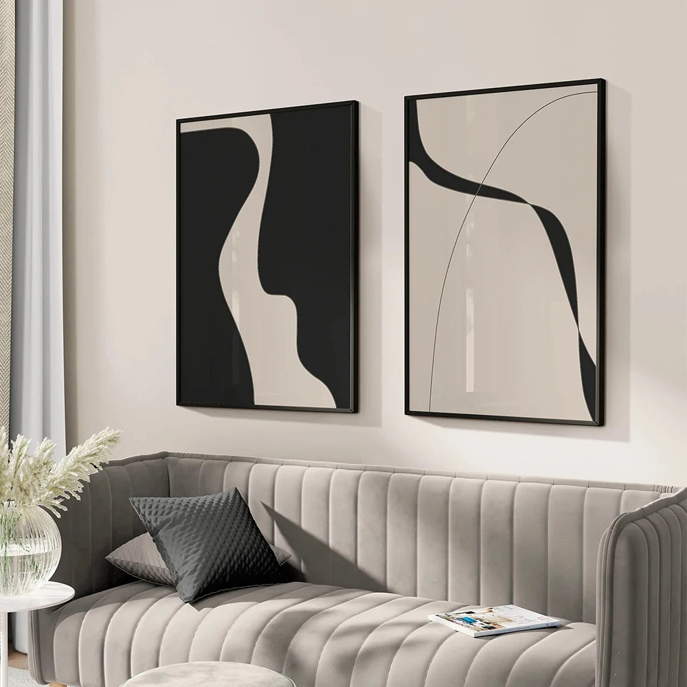 Minimal Line Art Canvas Poster