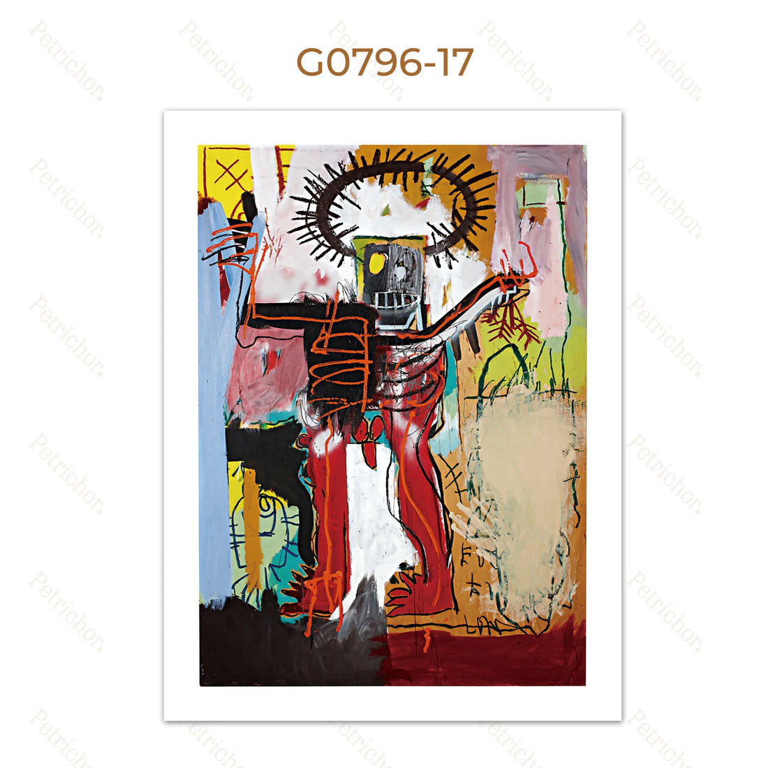 Jean Michel Graffiti Canvas Art