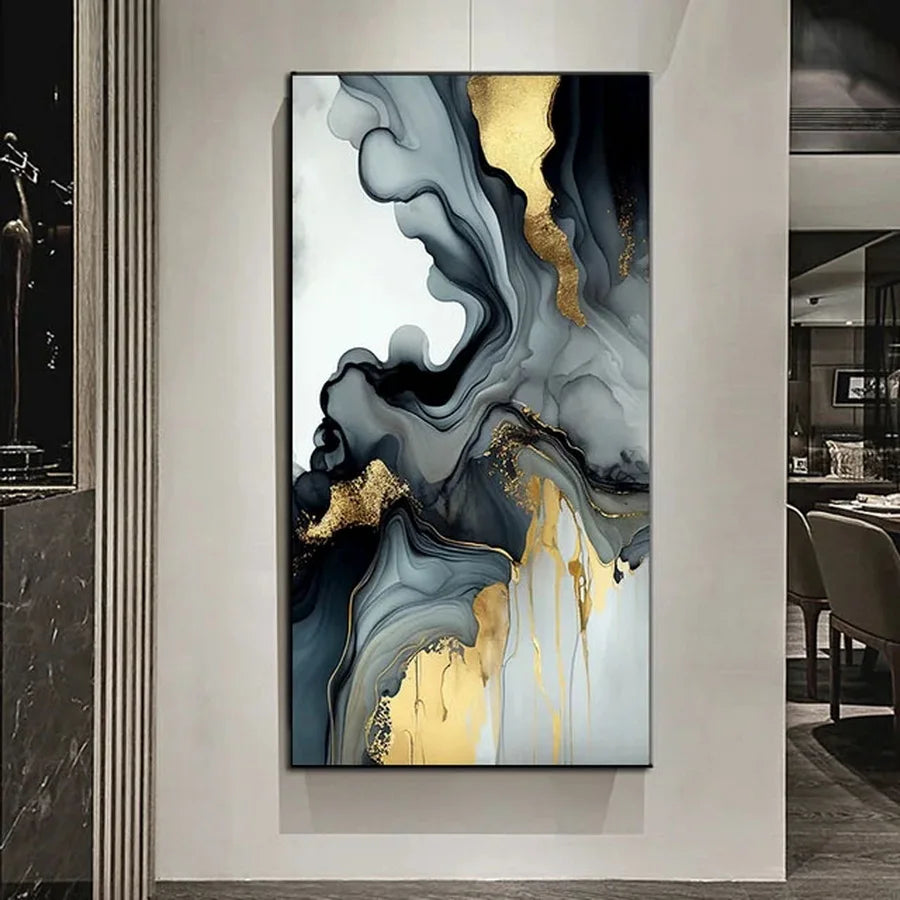 DIY Large Abstract Landscape Diamond Painting