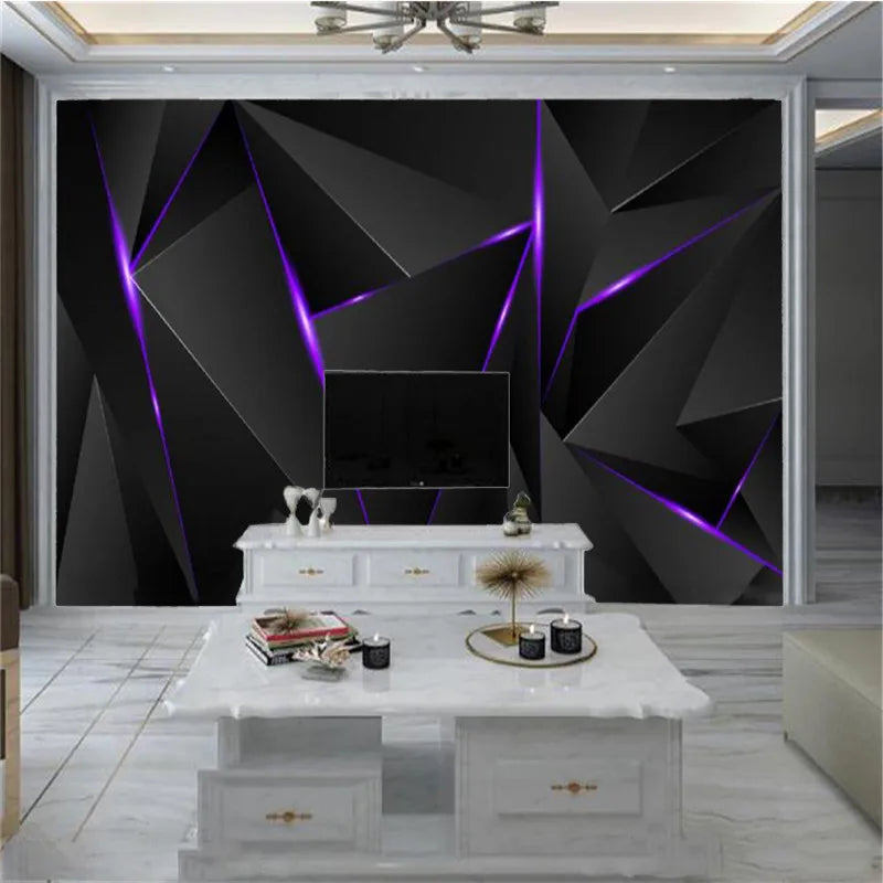 3D Black Triangle Wallpaper