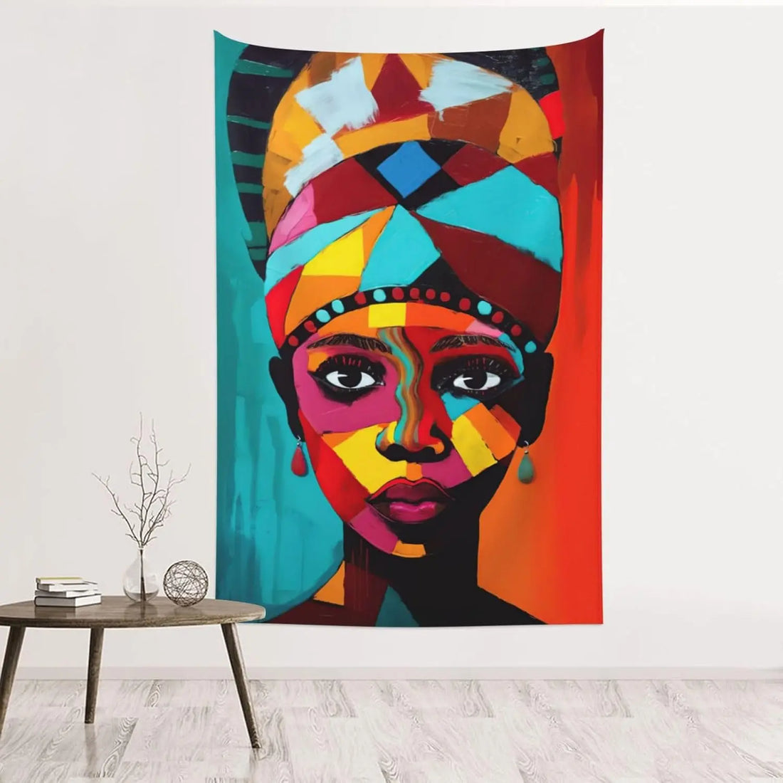 Black & Gold Mandala Wall Tapestry