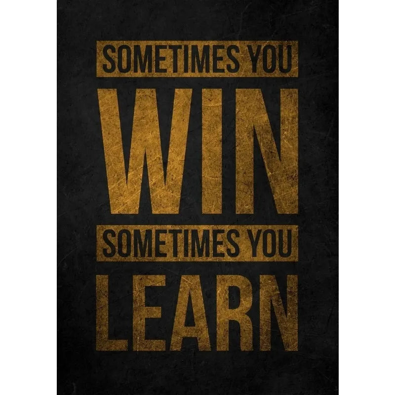 Motivational Lion Canvas Poster