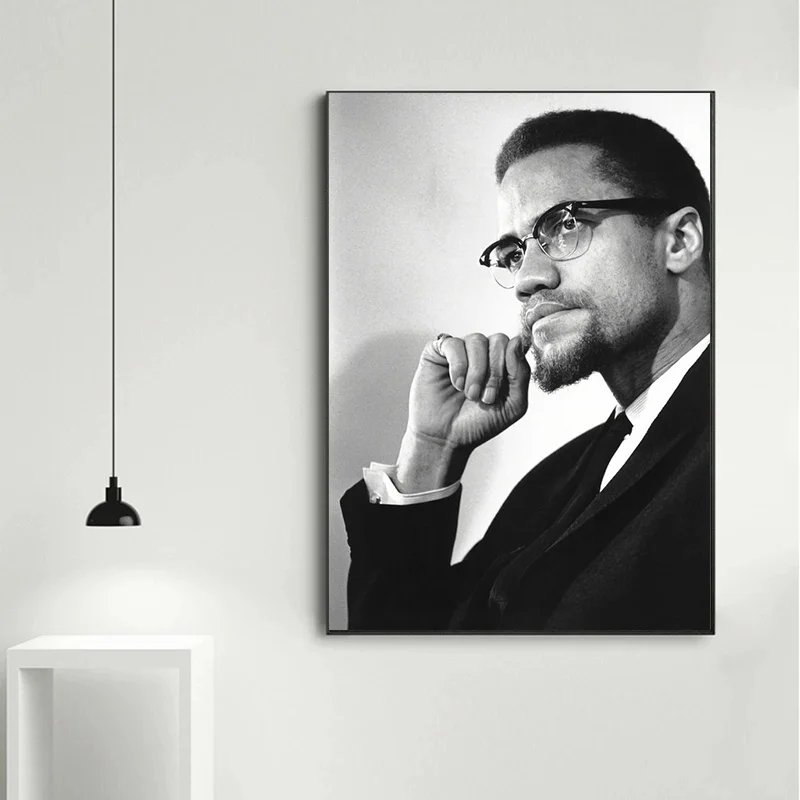 Black & White Portrait Canvas Poster