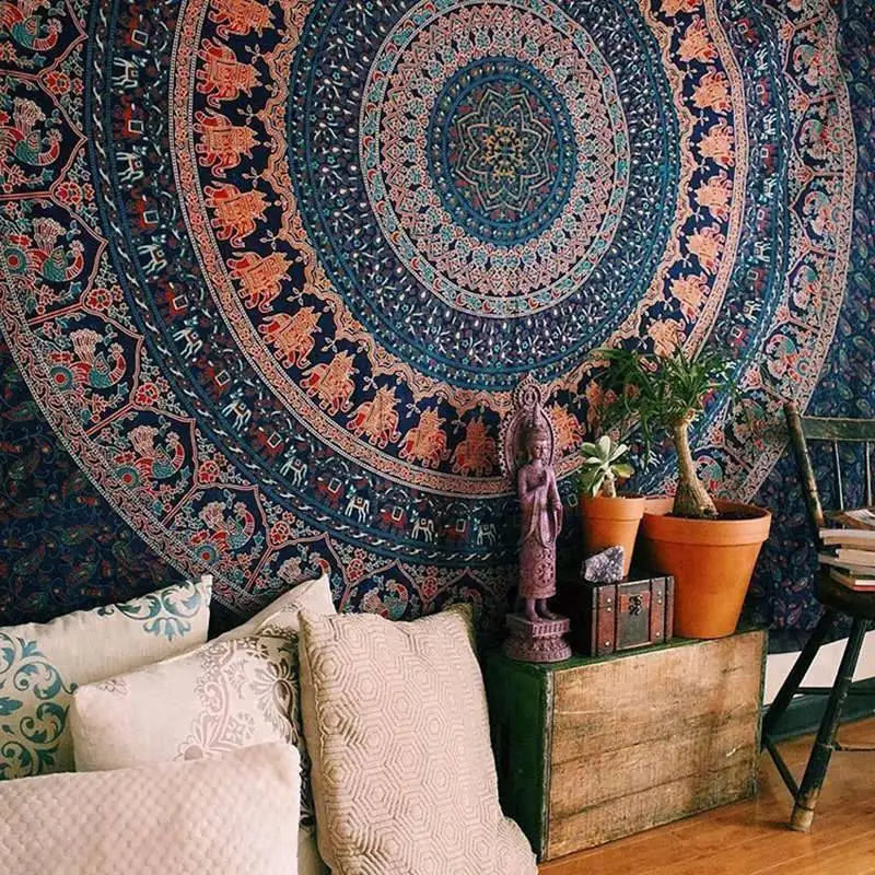 Mandala Macrame Wall Tapestry