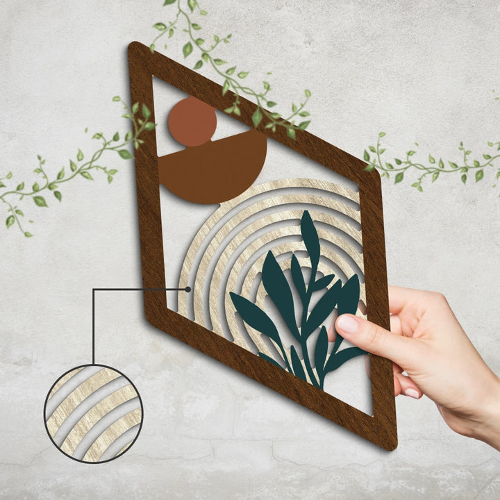 Putuo Decor 3pc Boho Wooden Wall Signs