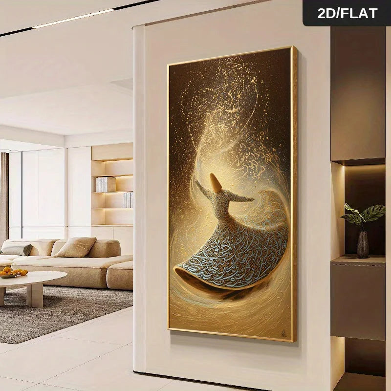 Abstract Whirling Dervish Canvas