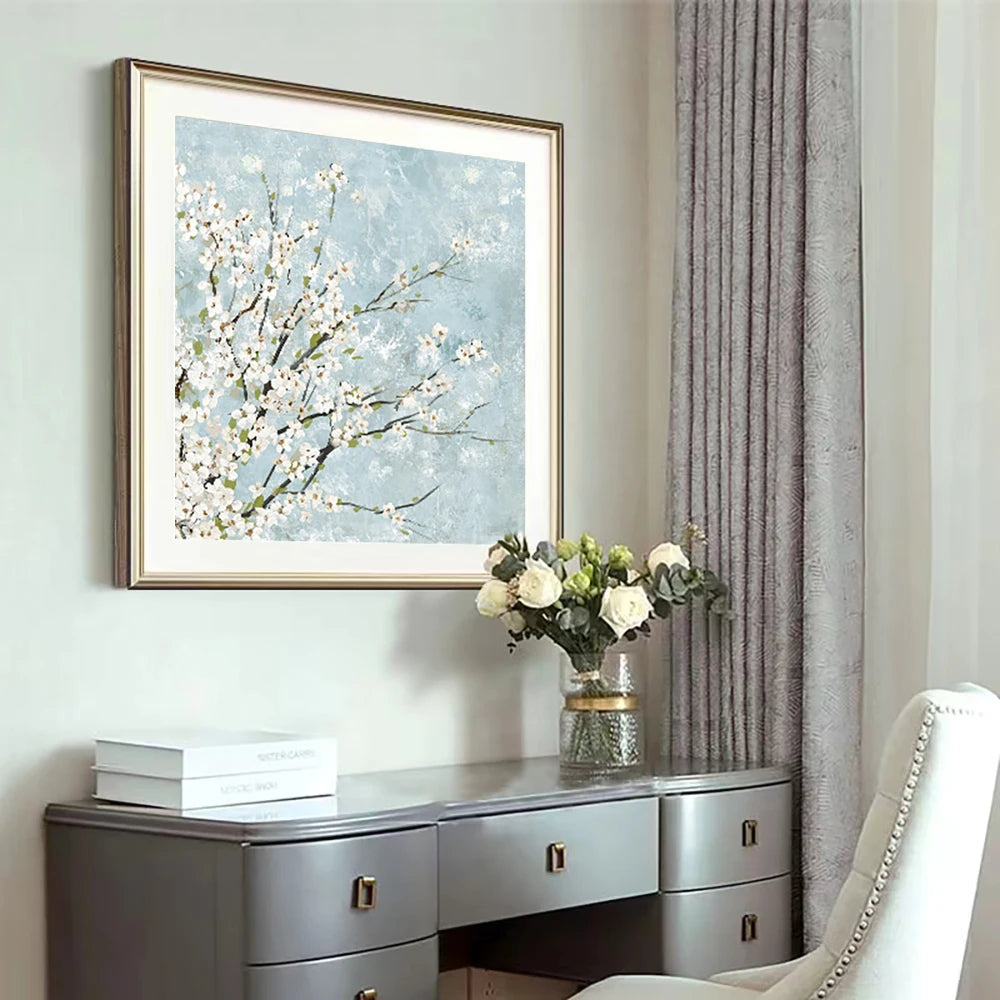 Nordic Cherry Blossom Canvas Set