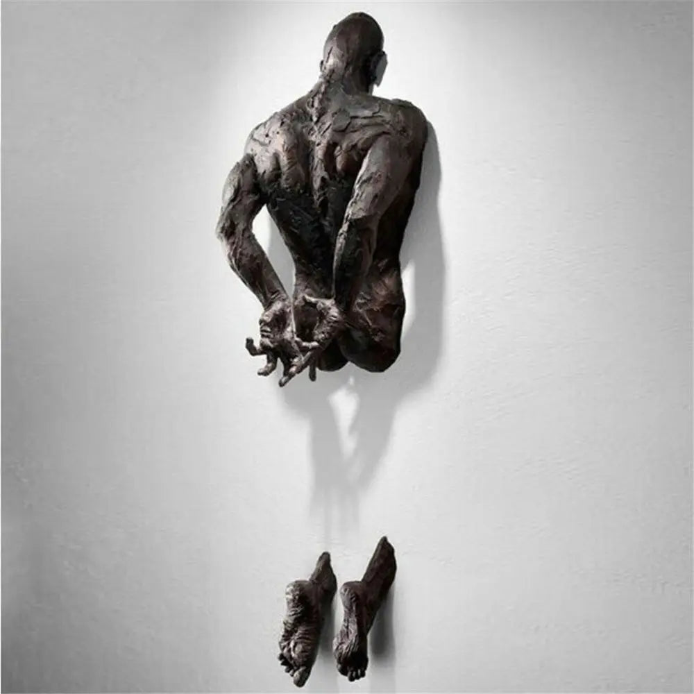 3D Through Wall Abstract Sculpture