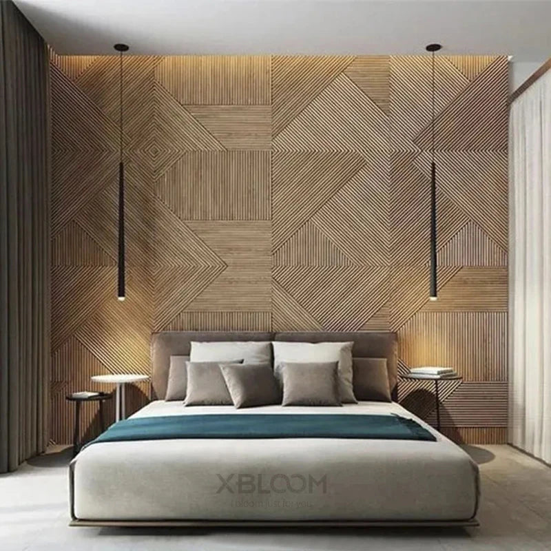4-Pack 3D Wave PVC Wall Panels