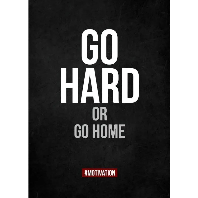 Motivational Lion Canvas Poster