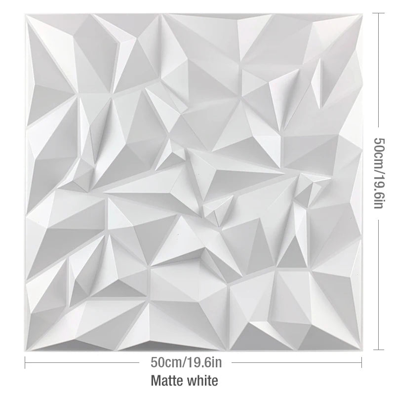 4-Pack 3D Wave PVC Wall Panels