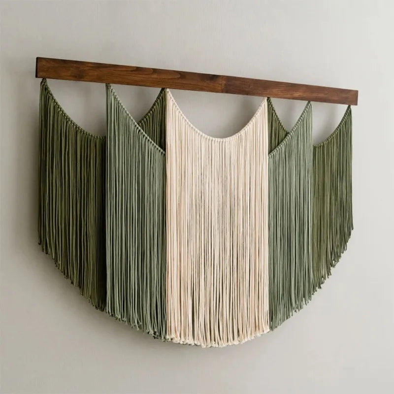 Boho Handwoven Macrame Wall Tapestry